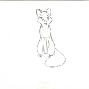 Vixey - 2 Original Production Drawings from the Walt Disney 1981 Movie "The Fox and the Hound" - Image 3