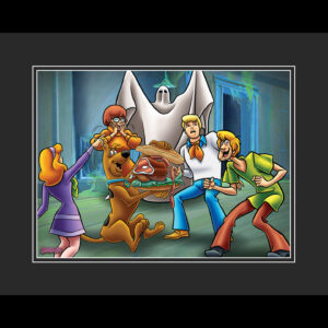 Scooby-Doo - Scooby Sandwhich-Framed Fine Art Giclee