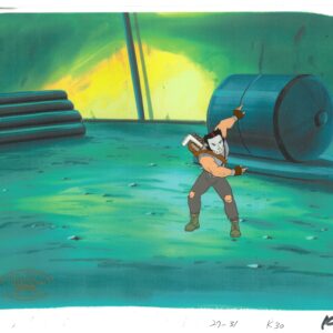 A TMNT Original Production Cel of Casey Jones (MWS Seal)