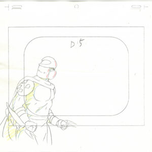 3 TMNT Original Production Drawings - Shredder - Image 5
