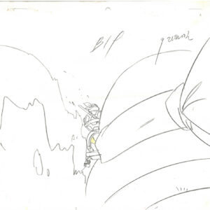 3 TMNT Original Production Drawings - April, Michelangelo, Raphael, Donatello, and Leonardo