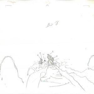 3 TMNT Original Production Drawings - April, Michelangelo, Raphael, Donatello, and Leonardo - Image 4