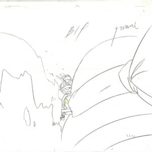 3 TMNT Original Production Drawings - April, Michelangelo, Raphael, Donatello, and Leonardo - Image 3