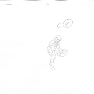 4 TMNT Original Production Drawings - April, Michelangelo, Raphael, Donatello, and Leonardo - Image 4