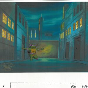 A TMNT Original Production Cel with Donatello
