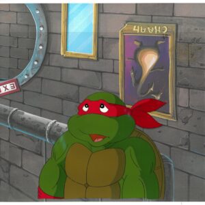 Raphael -A TMNT Original Production Cel with Official MWS Seal