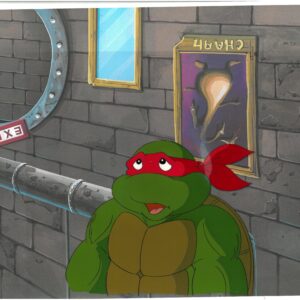 Raphael -A TMNT Original Production Cel with Official MWS Seal