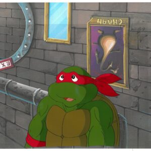 Raphael -A TMNT Original Production Cel with Official MWS Seal