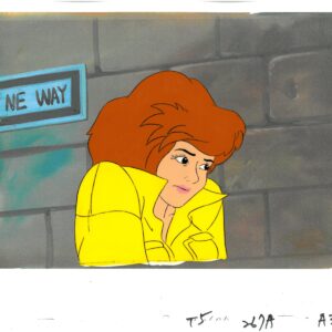A TMNT Original Production Cel with April