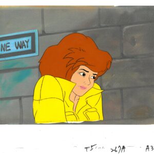 A TMNT Original Production Cel with April