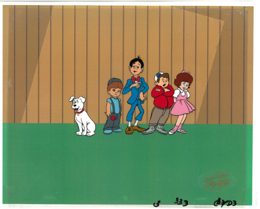 Little Rascals Original Multi-Cel Production Set-Up with Official Hanna ...