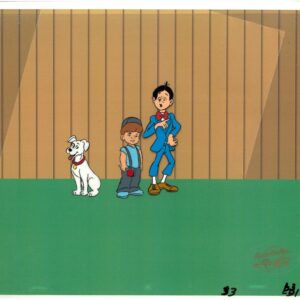 Little Rascals Original Multi-Cel Production Set-Up with Official Hanna-Barbera Seal- 1982