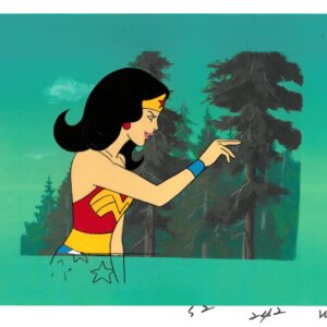 Super Friends Original Production Cel featuring Wonder Woman