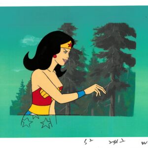 Super Friends Original Production Cel featuring Wonder Woman