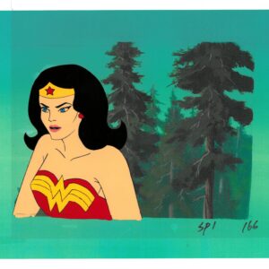 Super Friends Original Production Cel featuring Wonder Woman