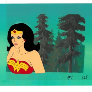 Super Friends Original Production Cel featuring Wonder Woman