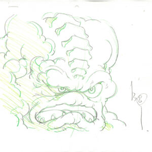 3 TMNT Original Production Drawings - Krang - Image 3