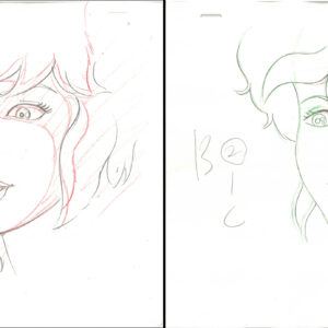 2 TMNT Original Production Drawings - April