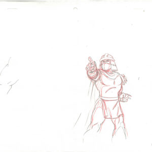 4 TMNT Original Production Drawings -Krang and Shredder - Image 4