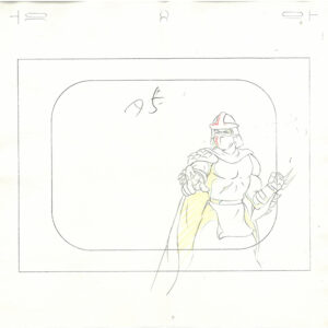 4 TMNT Original Production Drawings -Krang and Shredder - Image 3