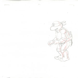 4 TMNT Original Production Drawings - Image 4