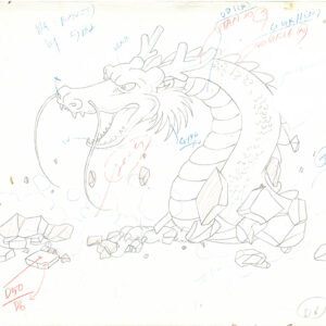 3 TMNT Original Production Drawings - Image 3