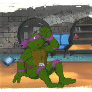 A TMNT Original Production Cel with Donatello