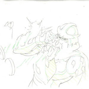 3 TMNT Original Production Drawings - Featuring Shredder - Image 4
