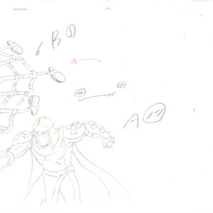 4 TMNT Original Production Drawings - Featuring Shredder - Image 3