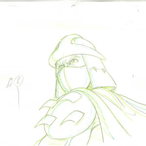 3 TMNT Original Production Drawings - Featuring Shredder - Image 4