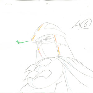 3 TMNT Original Production Drawings - Featuring Shredder - Image 3