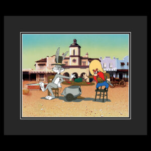 Warner Bros. Loaded Hands Sericel Framed