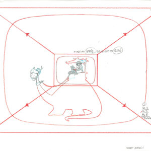 Flintstones -3 Signed Original Production Drawings-Quarry - Image 4