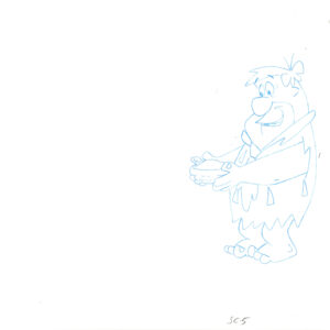 Flintstones -3 Original Production Drawings-Fred Flintstone - Image 3
