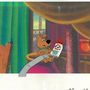 Scooby-Doo-Original Production Cel with Hanna-Barbera Seal (c. 1985) Scrappy
