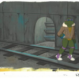 Donatello of TMNT Turtles - Original Production Cel with MWS Seal