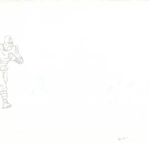 A TMNT Original Multi-Cel Production Set-Up & Matching Drawings-Henchmen & Leonardo with MWS Seal - Image 3