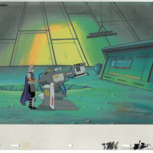 A TMNT Original Multi-Cel Production Set-Up & Matching Drawing-Shredder with MWS Seal