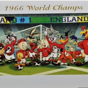 1966 World Champs -Looney Tunes/FIFA Soccer Lithograph