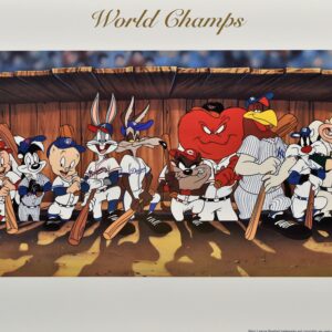 World Champs Looney Tunes/MLB Limited Edition Lithograph