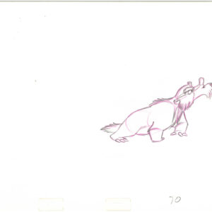 Badger - 2 Original Amos Production Drawings from the Walt Disney 1981 Movie "The Fox and the Hound" - Image 3