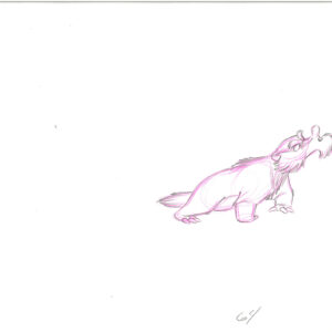 Badger - 2 Original Amos Production Drawings from the Walt Disney 1981 Movie "The Fox and the Hound" - Image 2