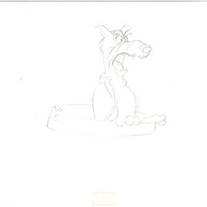 Chief - 2 Original Production Drawings from the Walt Disney 1981 Movie "The Fox and the Hound" - Image 3
