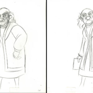 Dalben-2 Original Production Disney Drawings from the Black Cauldron (1985)