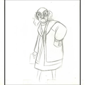 Dalben-3 Original Production Disney Drawings from the Black Cauldron (1985)