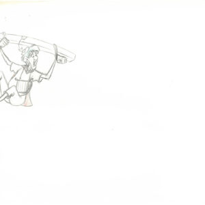 Fflewddur Fflam-3 Original Production Disney Drawings from the Black Cauldron (1985) - Image 4