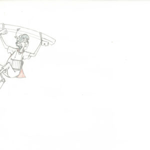Fflewddur Fflam-3 Original Production Disney Drawings from the Black Cauldron (1985) - Image 3