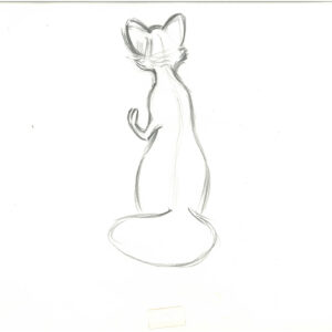 Vixey - 2 Original Production Drawings from the Walt Disney 1981 Movie "The Fox and the Hound" - Image 3
