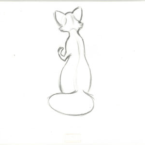 Vixey - 2 Original Production Drawings from the Walt Disney 1981 Movie "The Fox and the Hound" - Image 3