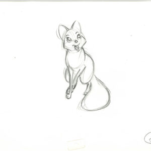 Vixey - 2 Original Production Drawings from the Walt Disney 1981 Movie "The Fox and the Hound" - Image 3